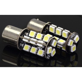2pcs Super Bright White Car Light Bulb CAN BUS 5050 White 1156 BA15S 7503 27-SMD LED Light Bulb Turn Signal Backup Reverse, BA15S 1073 1093 1141 1259 1462 L105