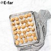 E-far Cookie Sheets Set of 4, 18”x13” Stainless Steel Baking