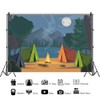 Yeele 7x5ft Forest Camping Backdrop Summer Camp Bonfire Photography Background