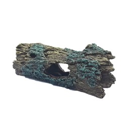 Tfwadmx Aquarium Decoration Cave Resin Hollow Tree Trunk Log Fish Tank Ornament Hideout for Betta Cichlid Shrimp Reptile Turtle 7.3 * 2.7 * 2.7IN