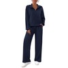BTFBM Womens 2 Piece Sweatsuits Set Long Sleeve Half Zip
