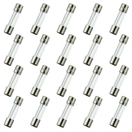 HUAREW T2AL250V 20 Pcs 5x20mm Slow Blow Glass Fuse 2A 250V 0.2 x 0.78 inch time delay Fuse