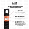 Alcan P728 - 28 in. Garage Door Plug-End Extension Spring