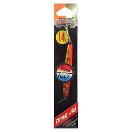 MARUSHINGYOGU Metal Jig, Drag Jig, 0.5 oz (14 g), Orange Gold