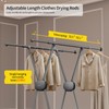 BIREN Clothes Drying Rack Heavy Duty Clothing Racks Extending Laundry
