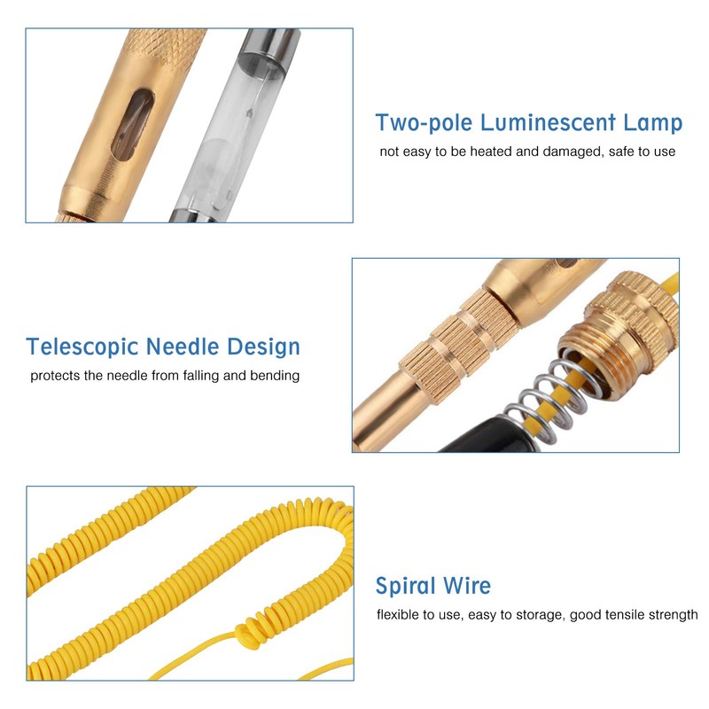 TKSE Car Circuit Tester, Car Vehicle Circuit Tester DC 6V