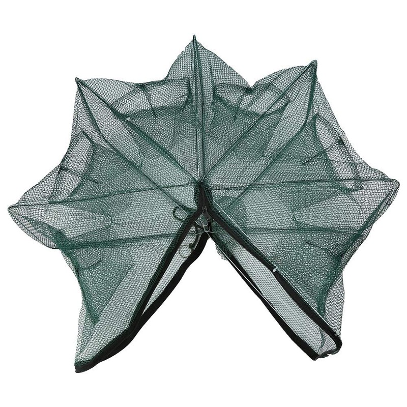 MUNEFE Shrimp Traps, Auto Fishin Net Shrimp Traps, Nylon Foldin
