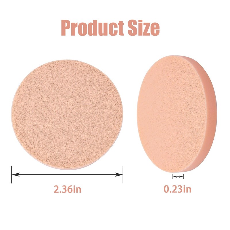 12 Pcs Makeup Sponges,Facial Sponges for Washing Face,Dry Wet Use