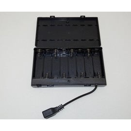 JL Missouri Parts & Misc. 8 AA Battery Box to Female USB, Batteries Holder Power Pack Bank, On Off Switch