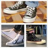 UamGlsob 5/16" Flat Cotton Shoe Laces for Sneakers, Wide Replacement