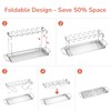 G.a HOMEFAVOR 14-Slot Chicken Leg Rack for Grill & Wings