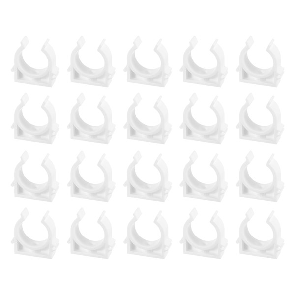 uxcell 50Pcs U-Shaped Pipe Clamps Clips, PPR U Shaped Water