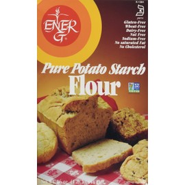 Pure Potato Starch Flour by Ener-G | Gluten Free, Vegan, Nut Free, Non-GMO, Kosher | 16 oz Package