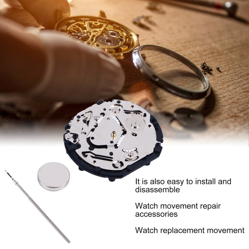 VX9JE Watch Movement Mechanism 6 Hands Quartz Watch Wrist Movement