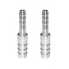 Beduan Stainless Steel Reducing Splicer Mender, 3/8" to 5/16" Barb