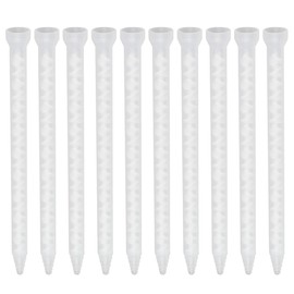 Epoxy Mixing Nozzle Static Mixer Nozzle Tubes 18-Element Adhesive Cartridges Spiral Tip 10 Pieces