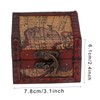 Portable Wooden Box Vintage, Firm Eco-Friendly Wooden Tool Box Vintage,
