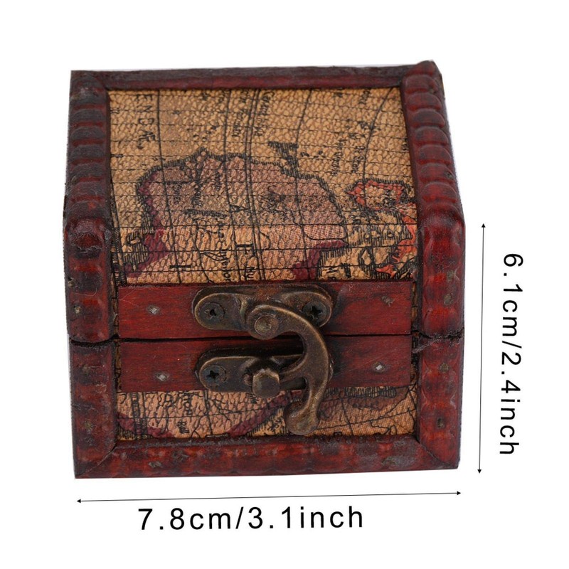 Portable Wooden Box Vintage, Firm Eco-Friendly Wooden Tool Box Vintage,
