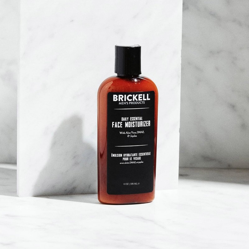 Brickell Men's Products Daily Essential Face Moisturizer, 4 Ounce