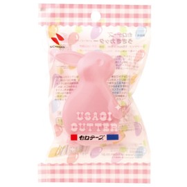 Nichiban CT15UBP-5P Cellotape Rabbit Tape Cutter, 5 Pieces, Baby Pink