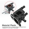 Hoypeyfiy Thermostat Housing Cover Base Replacement for Vauxhall Opel Astra