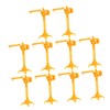 FELTECHELECTR 10PCS Tower Crane Set Hand Operated Construction Vehicle for