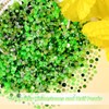 12000 Pcs Green Flatback Pearls and Rhinestones for Crafting, 3-5