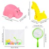 DERAYEE Bath Toys, 17 Pieces Bath Toys for Kids, Various