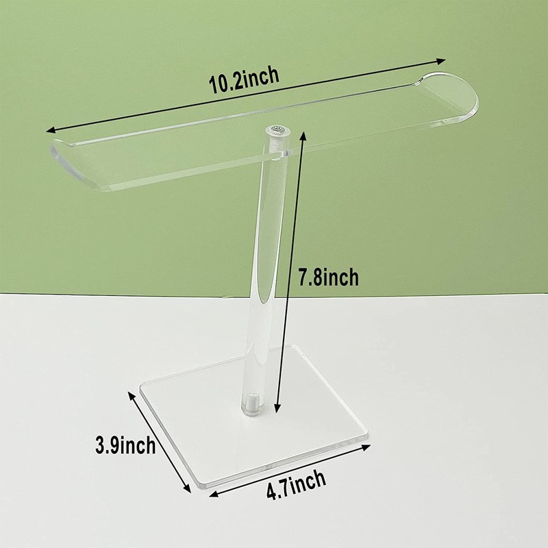 Acrylic Transparent Hairband Organizer Tissue Jewelry Dresser Turban Display Stand