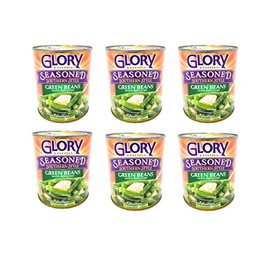 Glory Foods Seasoned Southern Style Green Bean w/Potatoes (6 Pack, Total of 174oz)