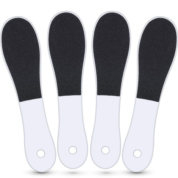 4 Pieces Double-Sided Foot File Foot Rasp File Dead Skin Remover Foot Scrubber Hard Skin Remover Foot Care for Wet and Dry Cracked Feet