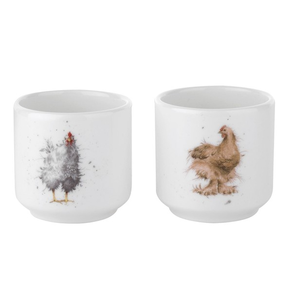 Portmeirion Home & Gifts Egg Cups S/2 (Chickens)