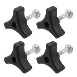 Alnicov 4 Pcs Universal Lawnmower Handle Wing Nut & Screw Lawnmower Parts Accessories Garden Machine Spare Parts