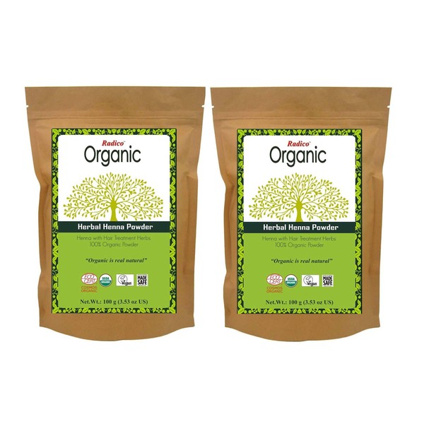 Radico Henna Leaf Powder 100 g (Organic, Vegan)
