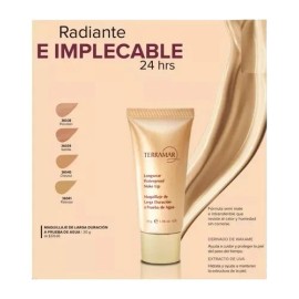 Maquillaje Larga Duracion Prueba De Agua Terramar Elija Tono                                                                                          