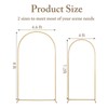 Toolterritary Metal Arch Backdrop Stand and Cover Set, 8FT, 7.2FT
