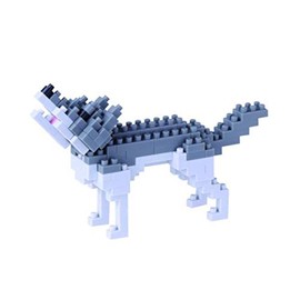 Kawada NBC_144 Nanoblock Wolf Building Kit
