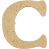 Creativ 10-Piece 4 cm Letter MDF C