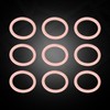 280pcs 12 Sizes Assorted Solid Copper Crush Washers Seal Flat
