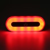 Motorcycle Helmet Tail Warning Light 4 Lighting Modes IPX6 Waterproof