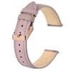 BISONSTRAP Elegant Leather Watch Straps, Quick Release, Watch Bands for