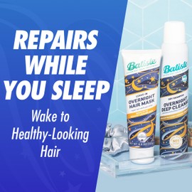 Batiste Overnight Deep Conditioning Leave-In Hair Mask, Repair Hair, Hair Conditioner Nourish Dry Hair Overnight, Infused with vitamin E for Enhancing Haircare, 4.3oz.