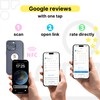 2X “Review us” on Google NFC Stickers – 3 cm Ø