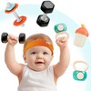 iPlay, iLearn Baby First Gym Rattle Set, Infant Dumbbell Weights