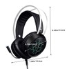 KOMBIUDA RGB Wired Gaming Headset with Mic Comfortable Over Ear