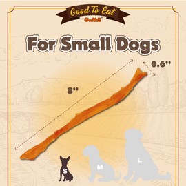 Gootoe Turkey Tendons for Dogs – All-Natural, Hypoallergenic Dog Treats, Rawhide Alternative, Long Lasting Puppy Chews, Healthy Dog Treats for Small Breeds, Strips, 3 oz Pack