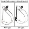 4.5in Stainless Steel Lifebuoy Ring Bracket Horseshoe Holder for Marine