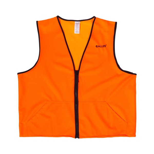 Allen Company Deluxe Blaze Orange Safety & Hunting Vest, ( Medium, Large, X-Large, 2 XL)