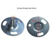 40mm Diameter Replacement Metal Screw Round Base Curtain Pole Fixing