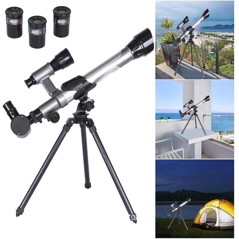 Outdoor Monocular Astronomical Telescope With Tripod for Kids Adults Portable